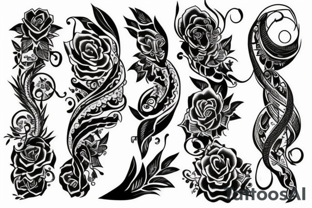 Black tattoo tattoo idea