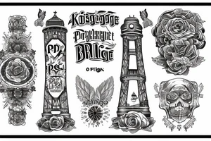 Königsberg Bridge + one P and one L tattoo idea