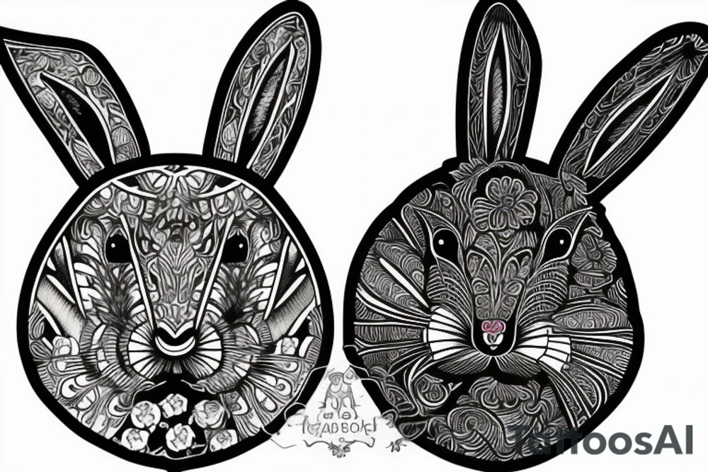 Rabbit tattoo idea