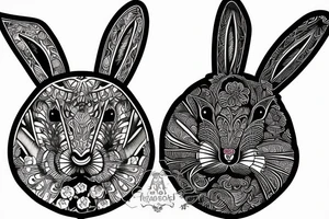 Rabbit tattoo idea