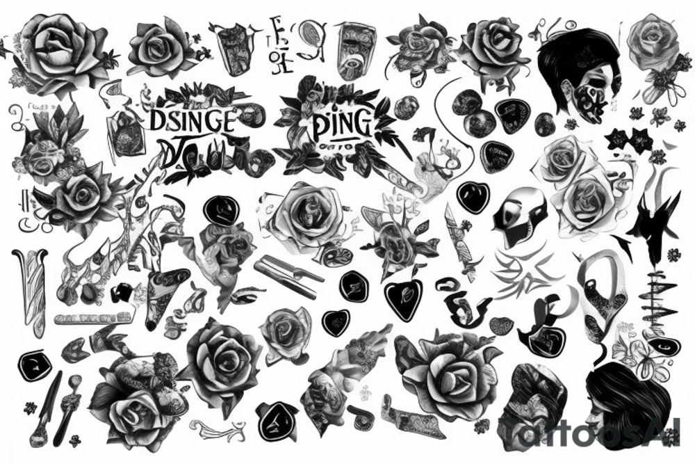 7 Points brisge + one P and one L tattoo idea