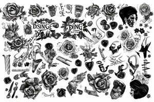 7 Points brisge + one P and one L tattoo idea