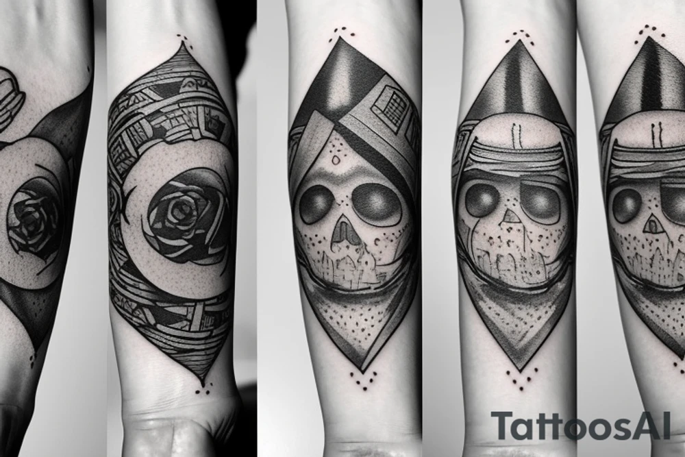 Seven Bridge plus one L and one P tattoo idea
