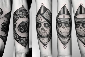 Seven Bridge plus one L and one P tattoo idea