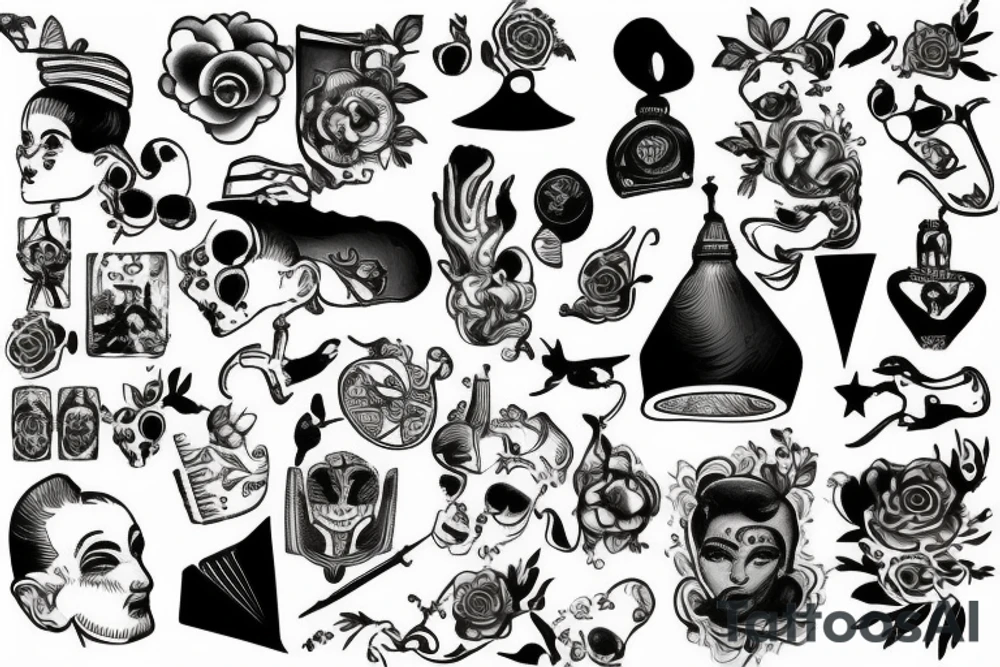 1950s Italian maffioso tattoo idea