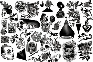 1950s Italian maffioso tattoo idea