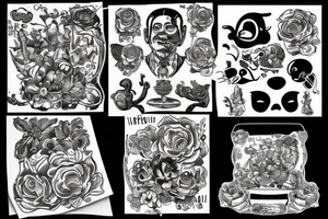 1950s Italian maffioso tattoo idea