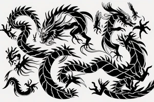 Haku dragon spirited away anime tattoo idea