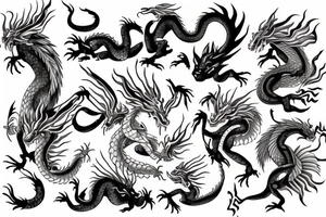 Haku dragon spirited away anime tattoo idea