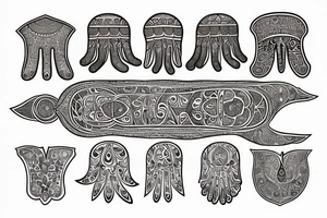 Hamsa tattoo feminine tattoo idea
