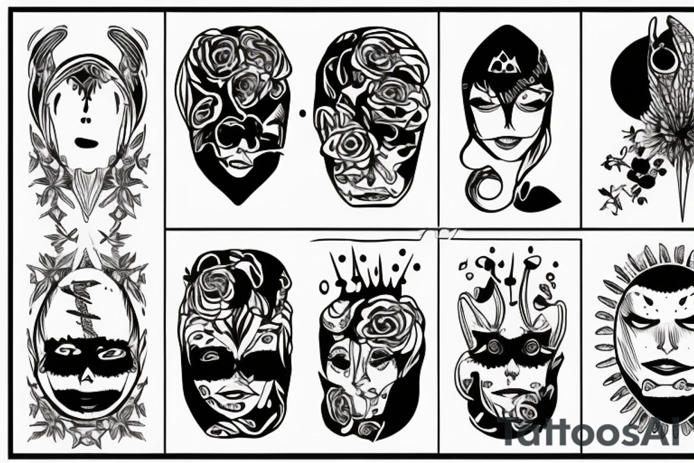 Simple evil eyewith names Liora and teddy inside tattoo idea