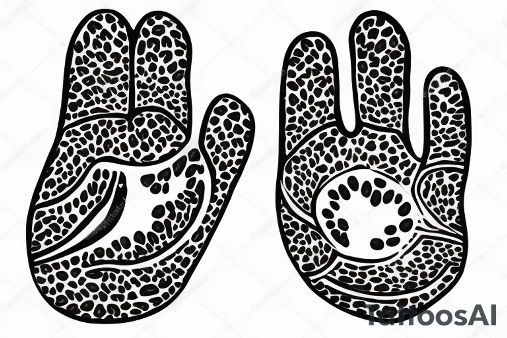 Cat footprint tattoo idea