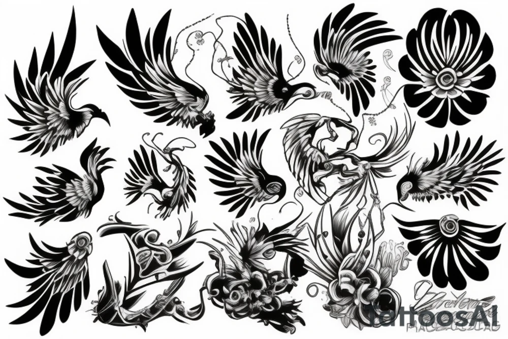 phoenix tattoo idea