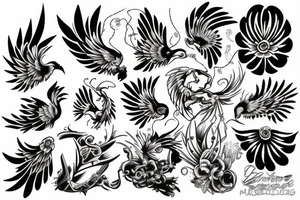 phoenix tattoo idea