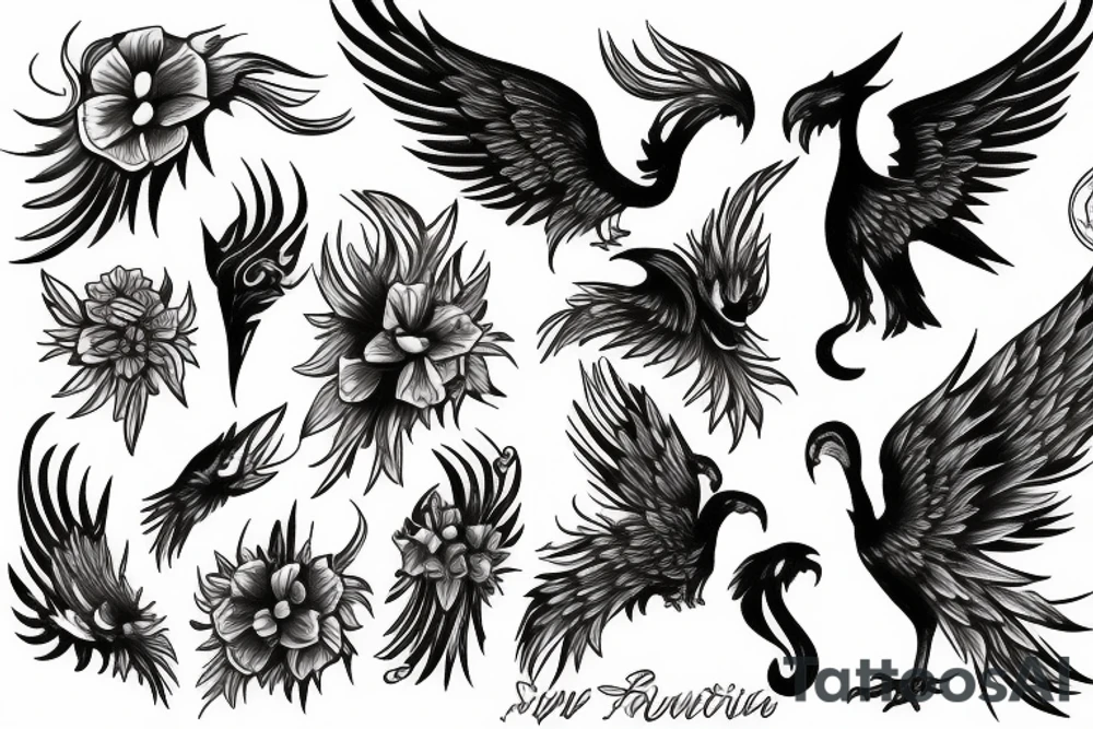 phoenix tattoo idea