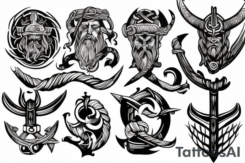 forearm viking tattoo idea