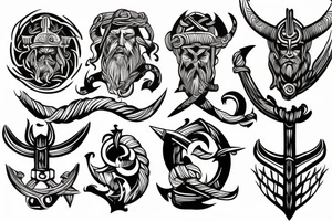 forearm viking tattoo idea