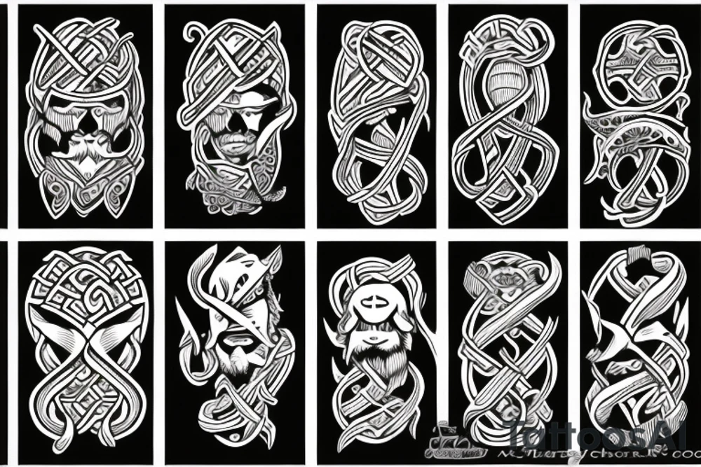 forearm viking tattoo idea