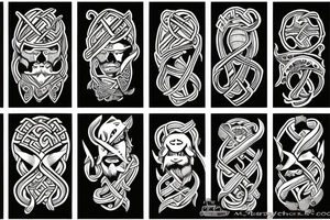 forearm viking tattoo idea