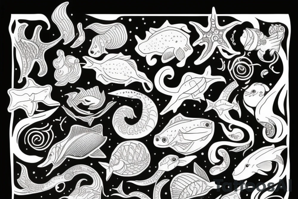 sea life tattoo idea