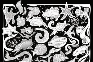 sea life tattoo idea