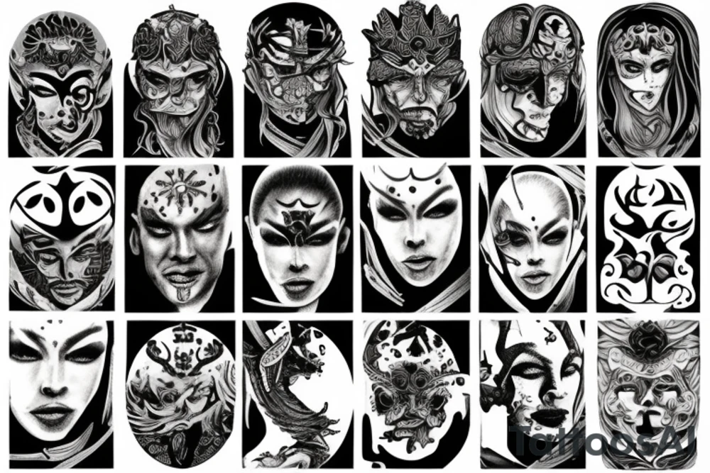 free warrior capable of violance tattoo idea