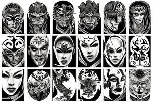free warrior capable of violance tattoo idea