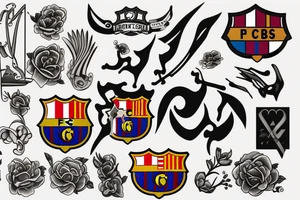 fc barcelona tattoo idea