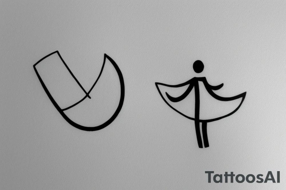 minimalistic line tattoo in memory of a friend that passed away. incorporate surfing or the beach tattoo idea