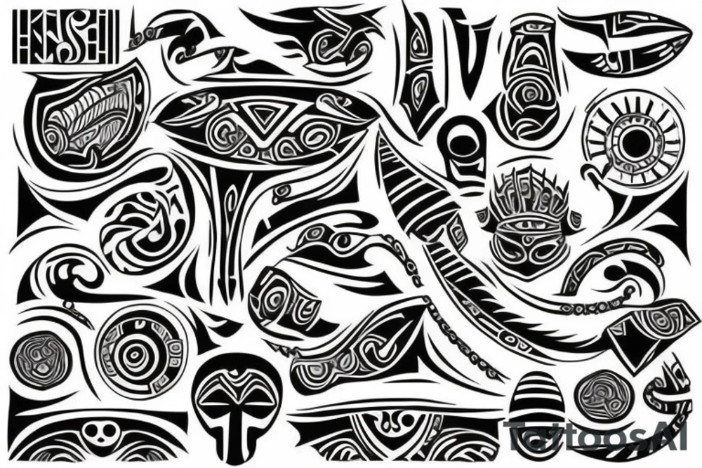 tribal tattoo idea