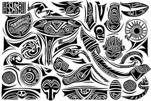 tribal tattoo idea