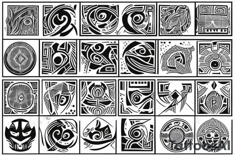 tribal tattoo idea