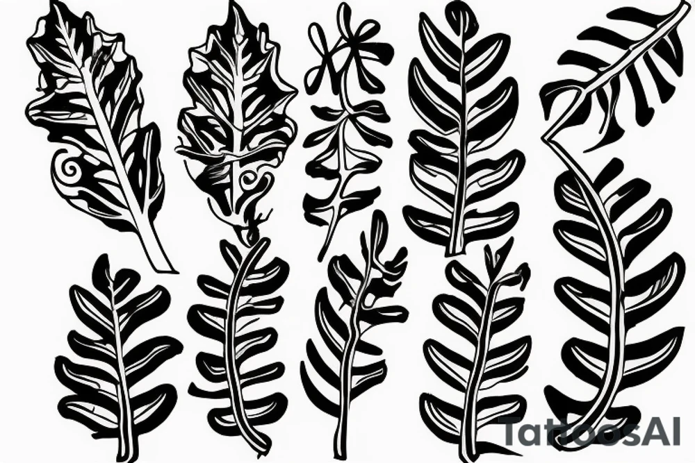 Ivy leaves hanging off of piano keys. Simple tattoo idea