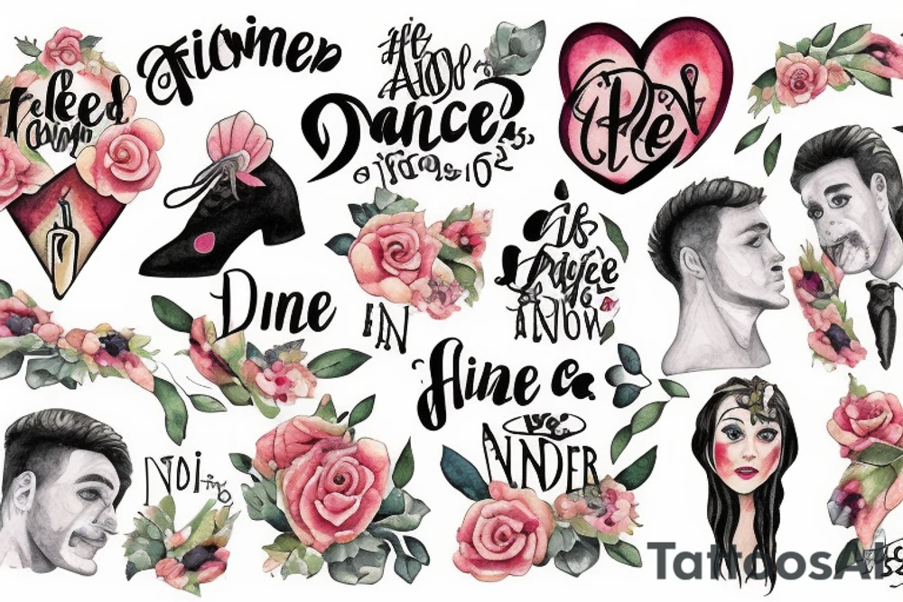 Alfie and Fred names and tiny dancer tattoo idea