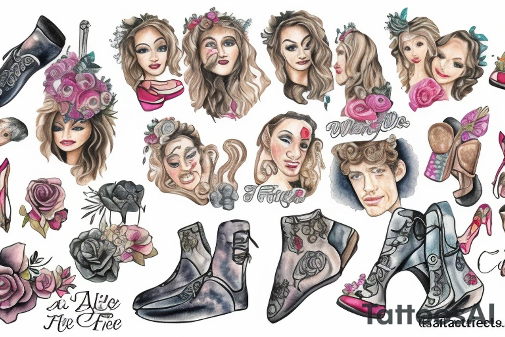 Alfie and Fred names and tiny dancer tattoo idea