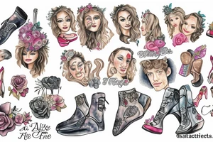 Alfie and Fred names and tiny dancer tattoo idea