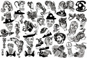 Alfie and Fred names and tiny dancer tattoo idea