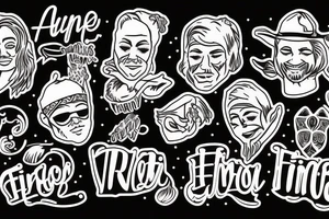 Alfie and Fred names and tiny dancer tattoo idea