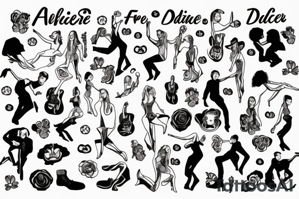 Alfie and Fred names and tiny dancer tattoo idea