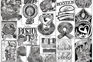 A simple showing my love for Boston city tattoo idea