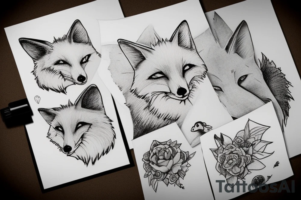 the little prince's fox tattoo idea