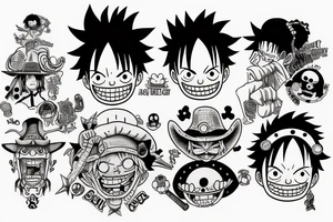 Arm Tattoo related to One Piece Luffy tattoo idea