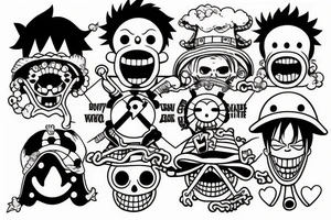 Arm Tattoo related to One Piece Luffy tattoo idea
