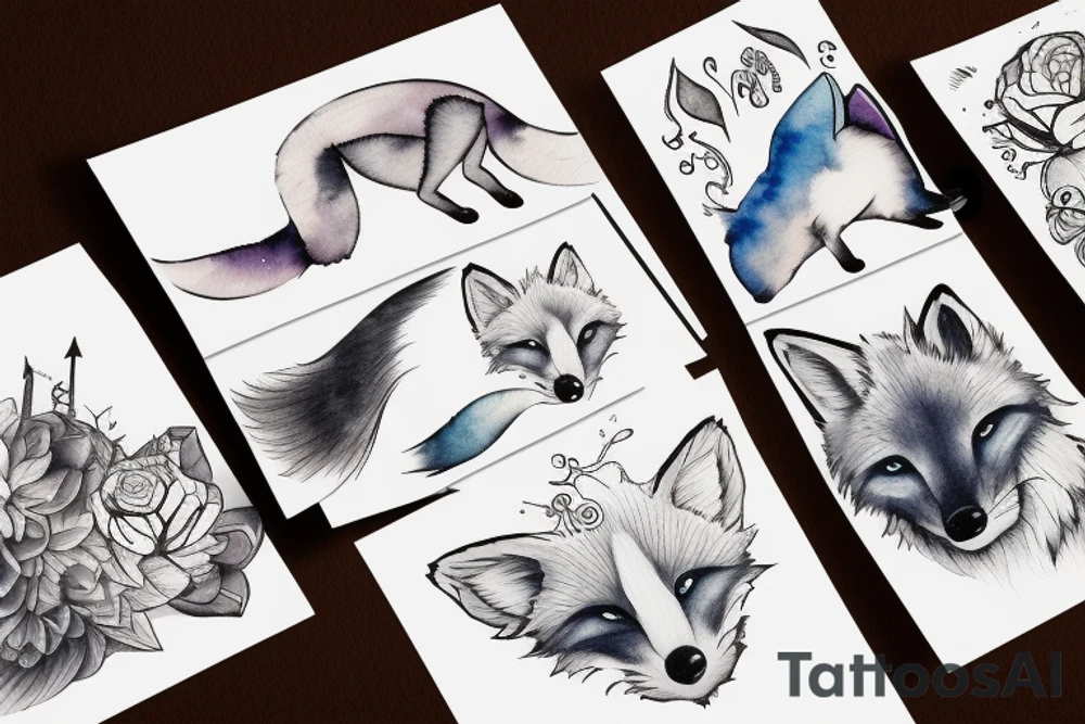 the little prince's fox tattoo idea