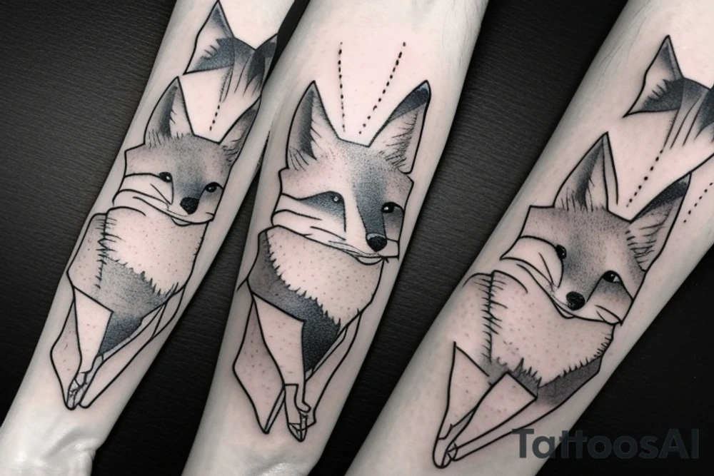 the little prince's fox tattoo idea