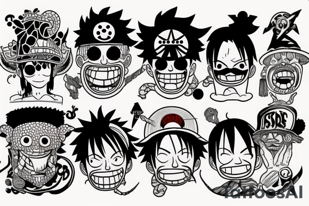 Arm Tattoo related to One Piece Luffy tattoo idea