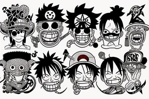 Arm Tattoo related to One Piece Luffy tattoo idea