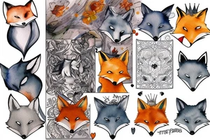 the little prince's fox tattoo idea