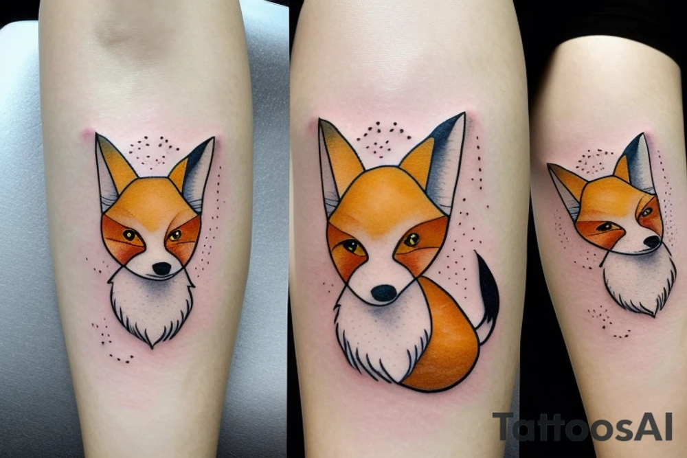 the little prince's fox tattoo idea