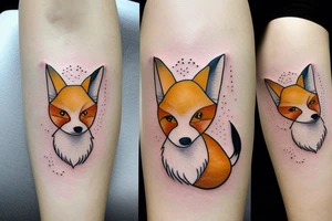the little prince's fox tattoo idea